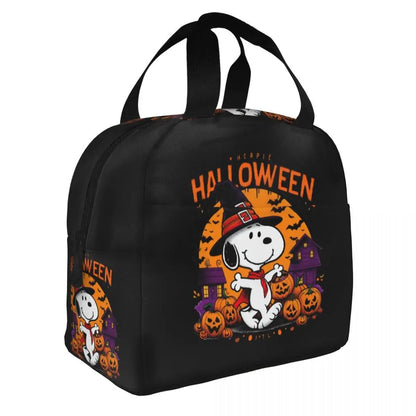 Halloween Snoopy Lunch Bag Picnic Lunch Bag Tote for Students - ChildAngle