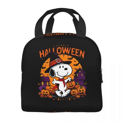 Halloween Snoopy Lunch Bag Picnic Lunch Bag Tote for Students - ChildAngle