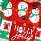 Holly Jolly Hooded Family Christmas Onesies Christmas Tree Candy Canes Gingerbread Snowflake Snowman - ChildAngle