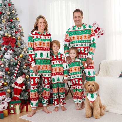 Holly Jolly Hooded Family Christmas Onesies Christmas Tree Candy Canes Gingerbread Snowflake Snowman - ChildAngle