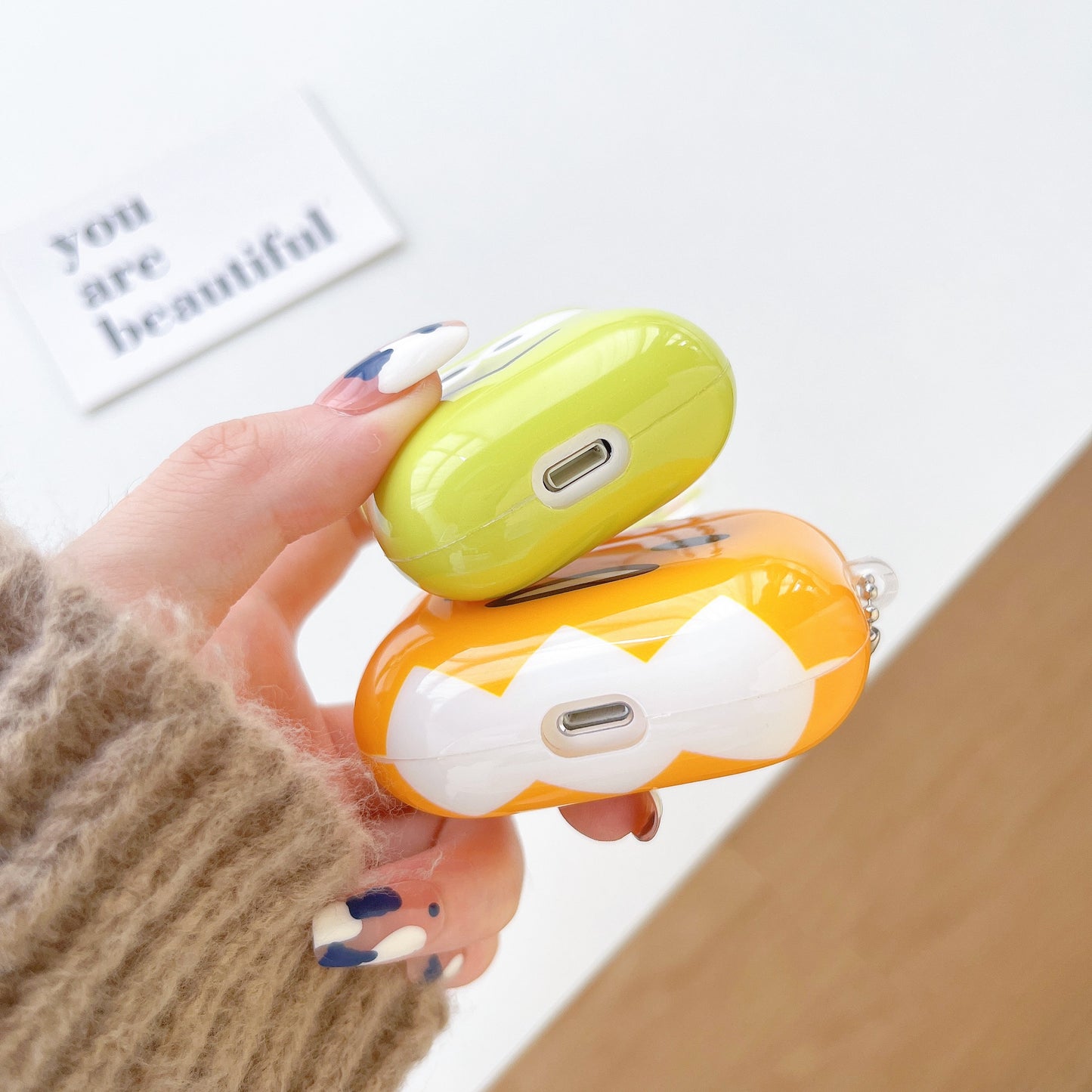 Kawaii AirPods Case Sanrio Earphone Case With pendant - ChildAngle