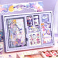 Kawaii Stationery Set 95 PCS Loose-leaf Diary Notebook Washi Tape Sticker Set - ChildAngle