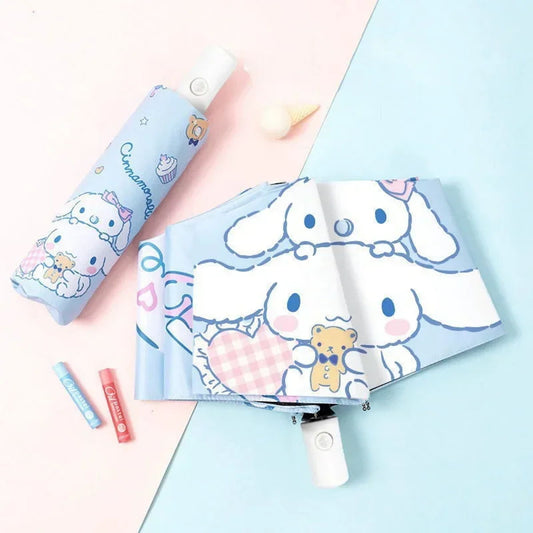 Kids Cinnamoroll Umbrella Automatic Folding Umbrella for Children - ChildAngle