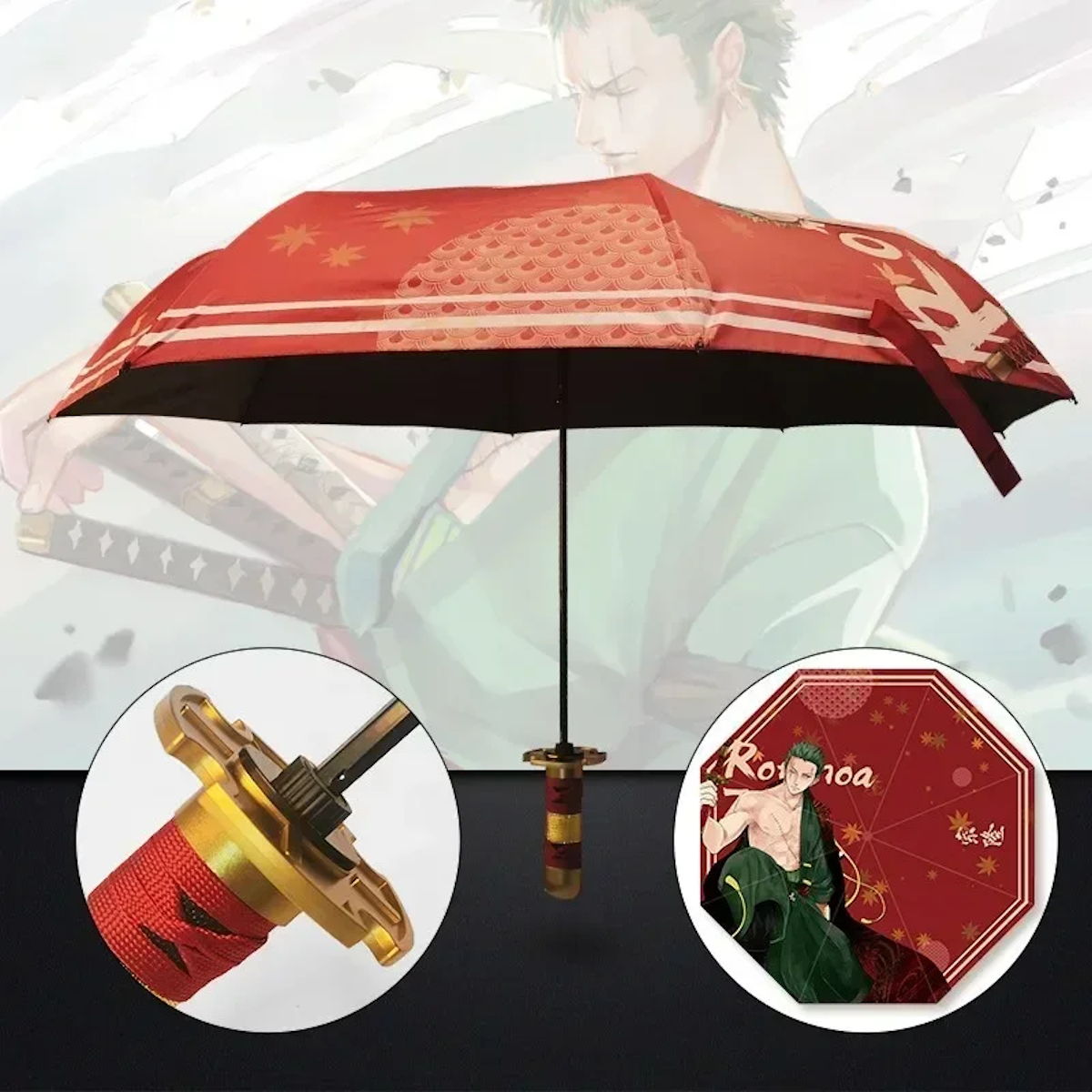 Katana Umbrella for Kids Anime Samurai Umbrella for Children - ChildAngle