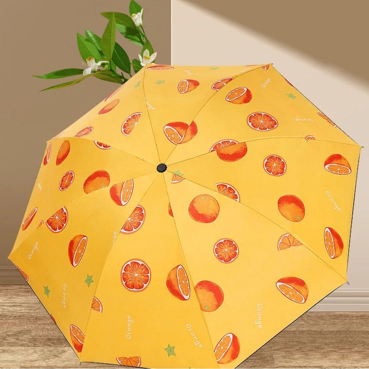 Grapefruit Lemon Lime Fruit Umbrella Kids Umbrella for Children Automatic Folding Umbrella - ChildAngle