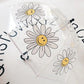 Smiling Flower Children Clear Umbrella Cute Kid's Stick Umbrella - ChildAngle