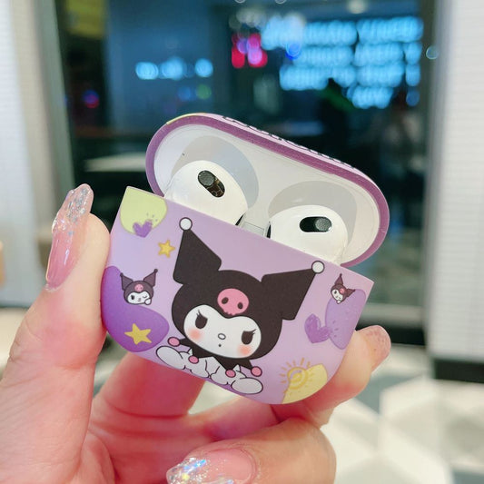 Kuromi AirPods Hülle Süße Kopfhörer Schutzhülle