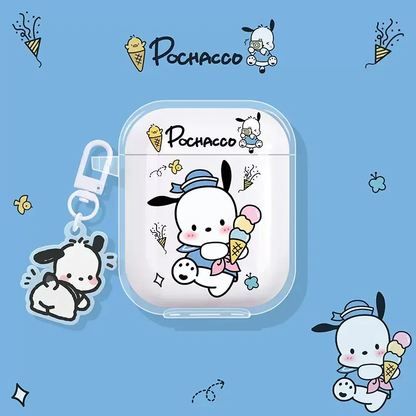 White Pochacco AirPod Case