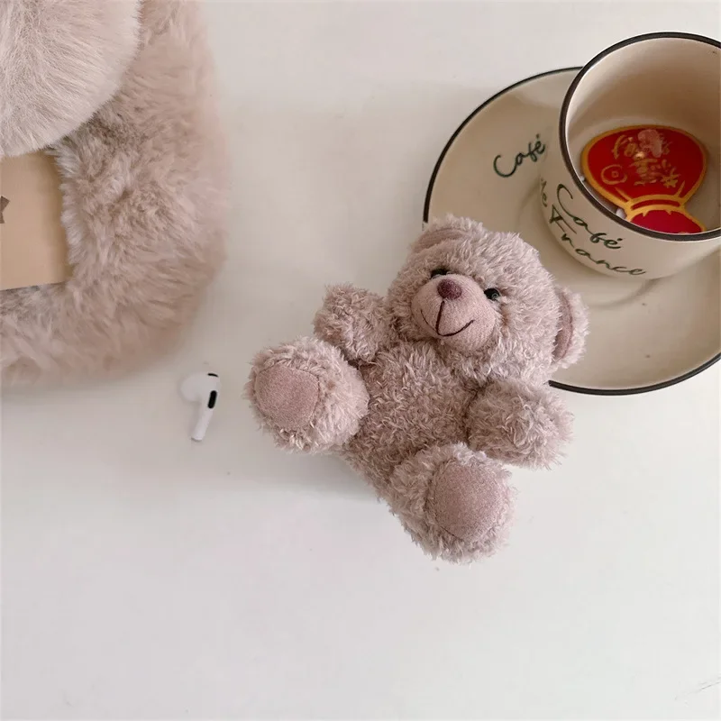 Plush Teddy Bear AirPods Case