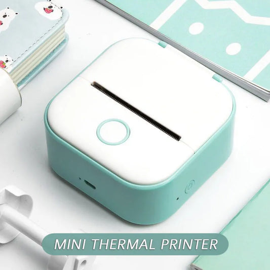 Portable Sticker Printer Mini Thermal Label Printer Bluetooth - ChildAngle
