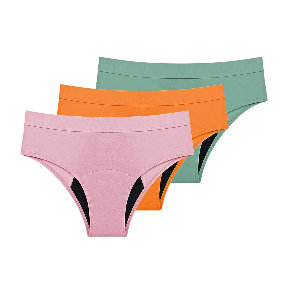 Reusable Washable Incontinence Panties Women Bamboo Discharge Bladder Control Panties 4 Layers Period Panties - ChildAngle