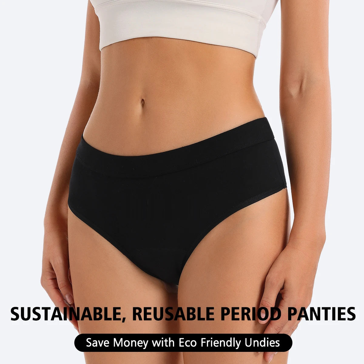 Reusable Washable Incontinence Panties Women Bamboo Discharge Bladder  Control Panties 4 Layers Period Panties - ChildAngle