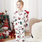 Sloth Family Christmas Pajamas Allover Christmas Pattern Wreath Gift - ChildAngle