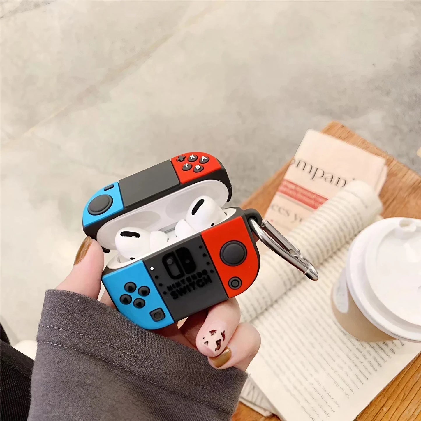 Switch Gamepad AirPods Case Silicone Soft Earphone Protector Cover - ChildAngle