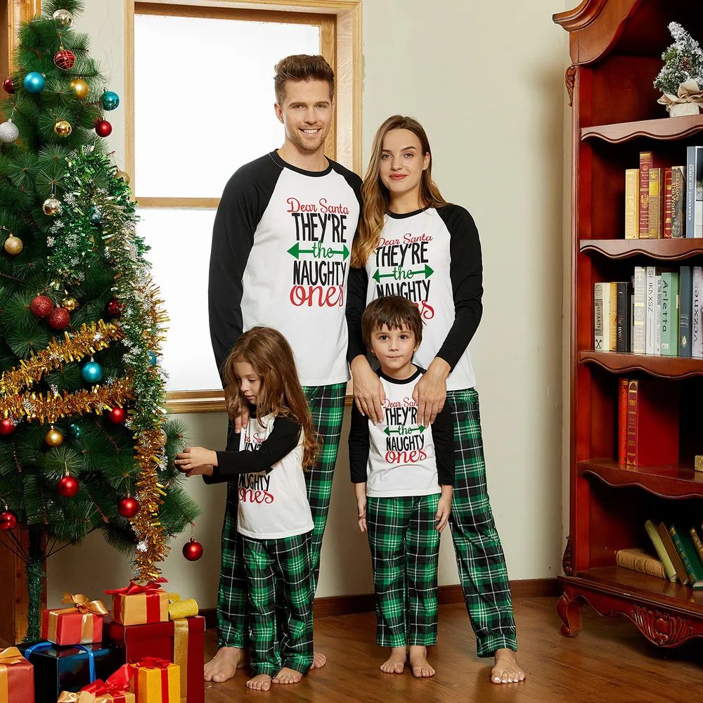 Dear Santa They're The Naughty Ones Christmas Family Matching Pajama - ChildAngle