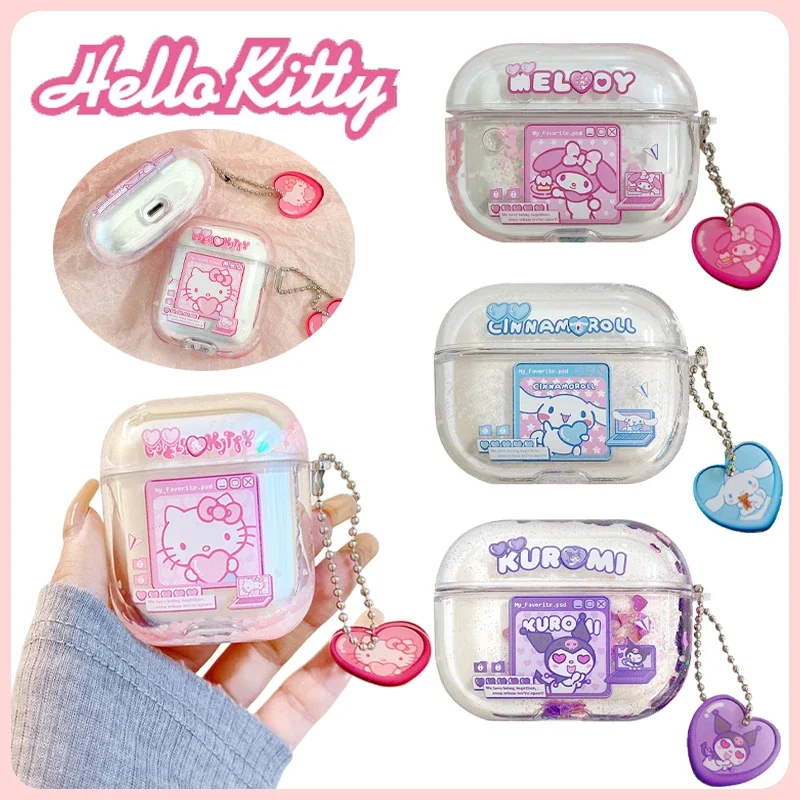 AirPods 4 Transparent Kawaii AirPod Case Sanrio AirPods Case With pendant