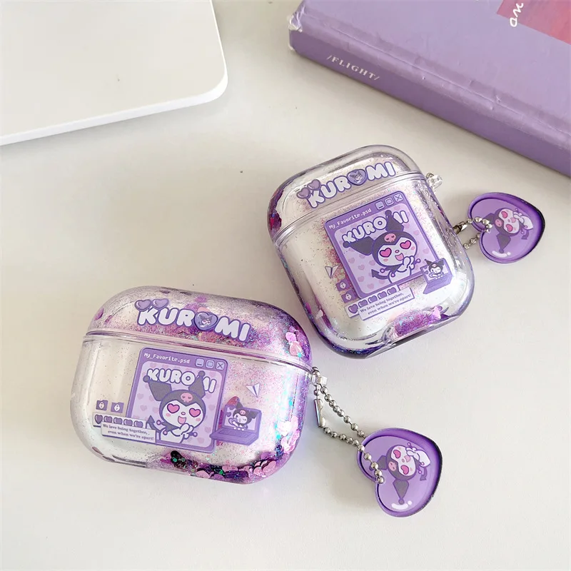 AirPods 4 Transparent Kawaii AirPod Case Sanrio AirPods Case With pendant