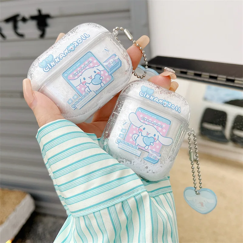 AirPods 4 Transparent Kawaii AirPod Case Sanrio AirPods Case With pendant