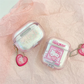 AirPods 4 Transparent Kawaii AirPod Case Sanrio AirPods Case With pendant