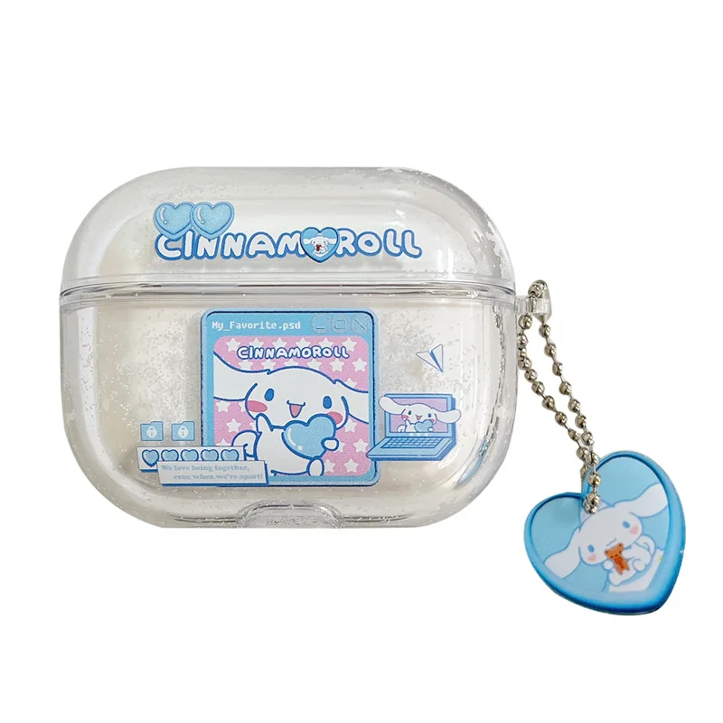 AirPods 4 Transparent Kawaii AirPod Case Sanrio AirPods Case With pendant