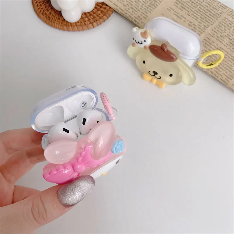 Transparent Sanrio AirPod Case Cute Earphone Case