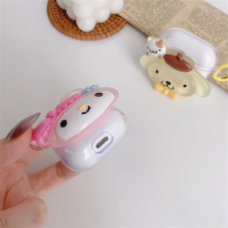 Transparent Sanrio AirPod Case Cute Earphone Case