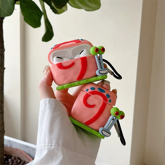 Transponder Snail AirPod Case Silicone Anime One Piece AirPod Case AirPods Pro - ChildAngle