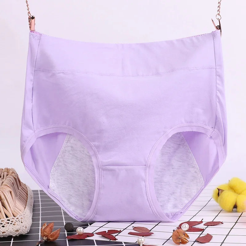 Women Washable Incontinence Underwear Cotton Period Panties Briefs