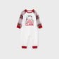 You Serious Clark Family Christmas Pajamas Raglan Sleeve Long Sleeve Plaid Pants with Drawstring and Pockets - ChildAngle