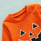 2 PCS Infant Halloween Outfits Baby Pumpkin Print Outfits - ChildAngle
