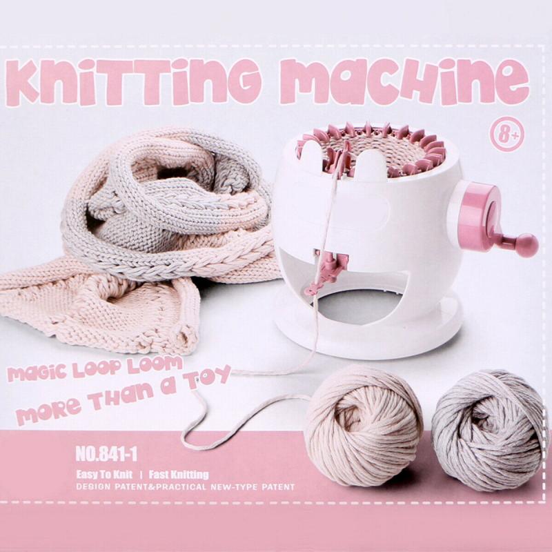22 Needles Knitting Machine DIY Hand Knitting Loom For Kids Scarf Hat Sock - ChildAngle