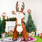3.9ft/5.2ft Yard Inflatable Animal Christmas Outdoor Decoration Reindeer Dog Bear - ChildAngle