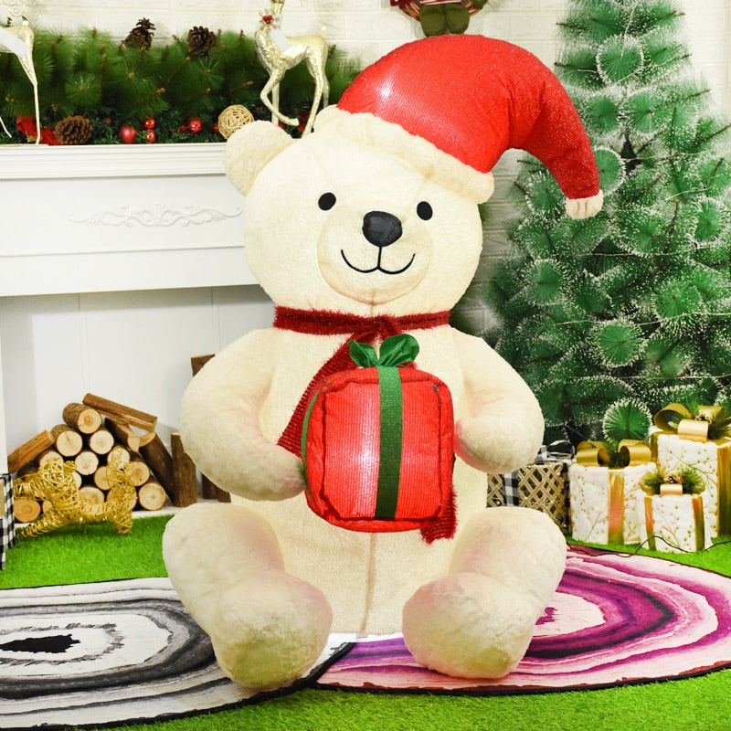 3' outlet Outdoor Christmas Bear