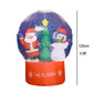 3.9ft/5.9ft/6.9ft Santa Claus Christmas Yard Inflatables Globes Outdoor LED Xmas Outdoor Decorations - ChildAngle