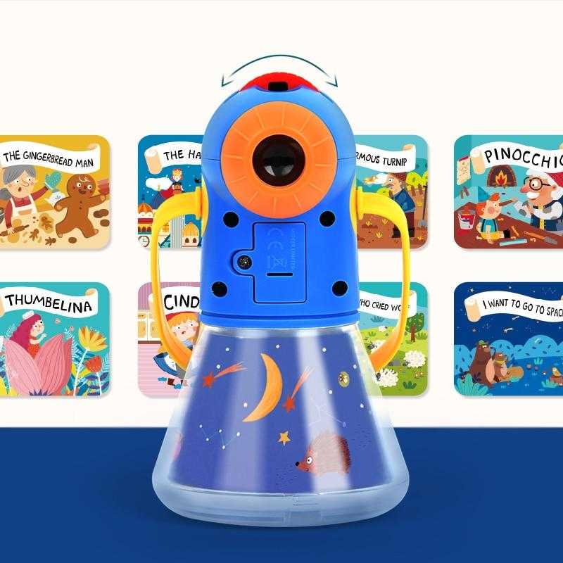4 in 1 Kids Storybook Torch Projector Educational Toys Starlight Lamp - ChildAngle