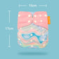 4 Pack Cloth Diaper Reusable Nappy 3-15KG Baby Light Blue Ocean Animal - ChildAngle