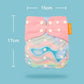 4 Pack Cloth Diaper Reusable Nappy 3-15KG Baby Pink Ice Cream Flower - ChildAngle