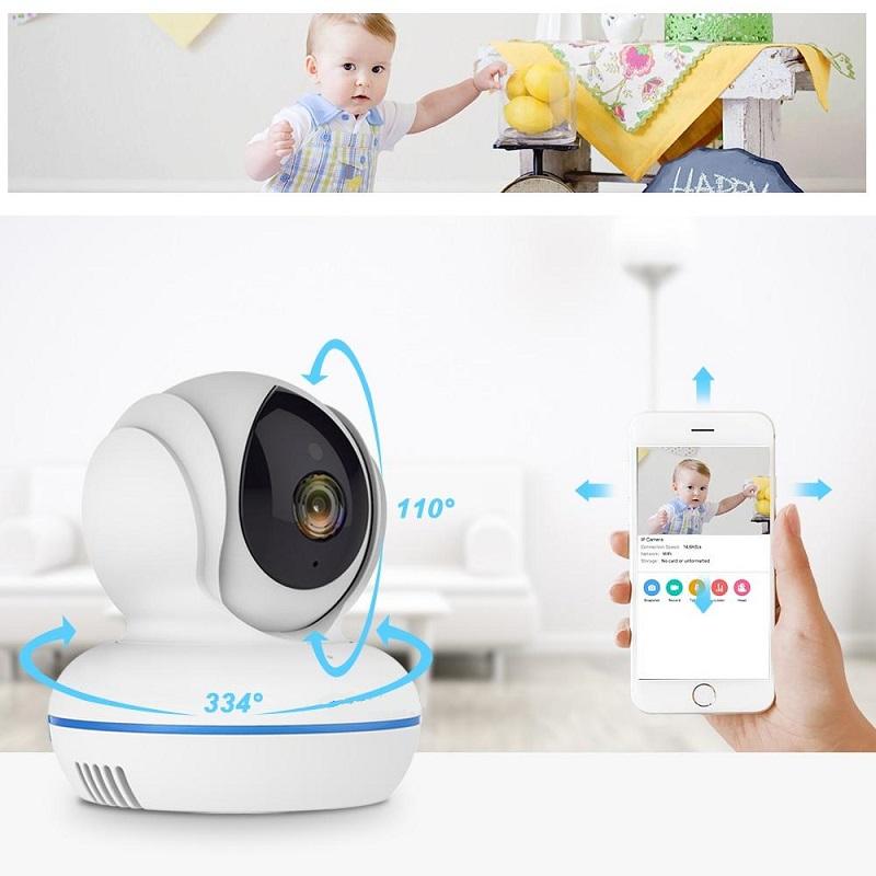 4MP Wifi Baby Monitor IP Camera 2.4G/5Ghz IR Night Vision Motion Detection - ChildAngle