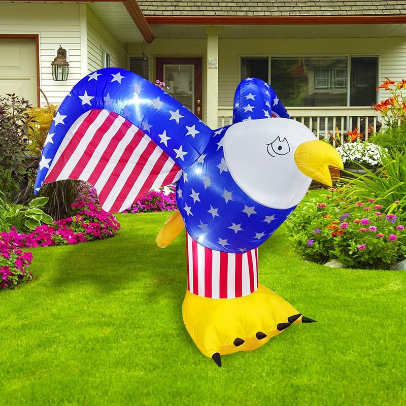 9 Foot Tall Patriotic Independence deals Day 4th of July Inflatable