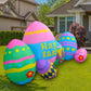 7.5 Feet Easter Eggs Inflatable Easter Bunny Blowup Outdoor Toys with Build-in LEDs Yard Lawn Garden Decorations - ChildAngle