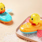 Baby Bath Toy Rowing Boat Duck Floating Water Wind-up Chain - ChildAngle