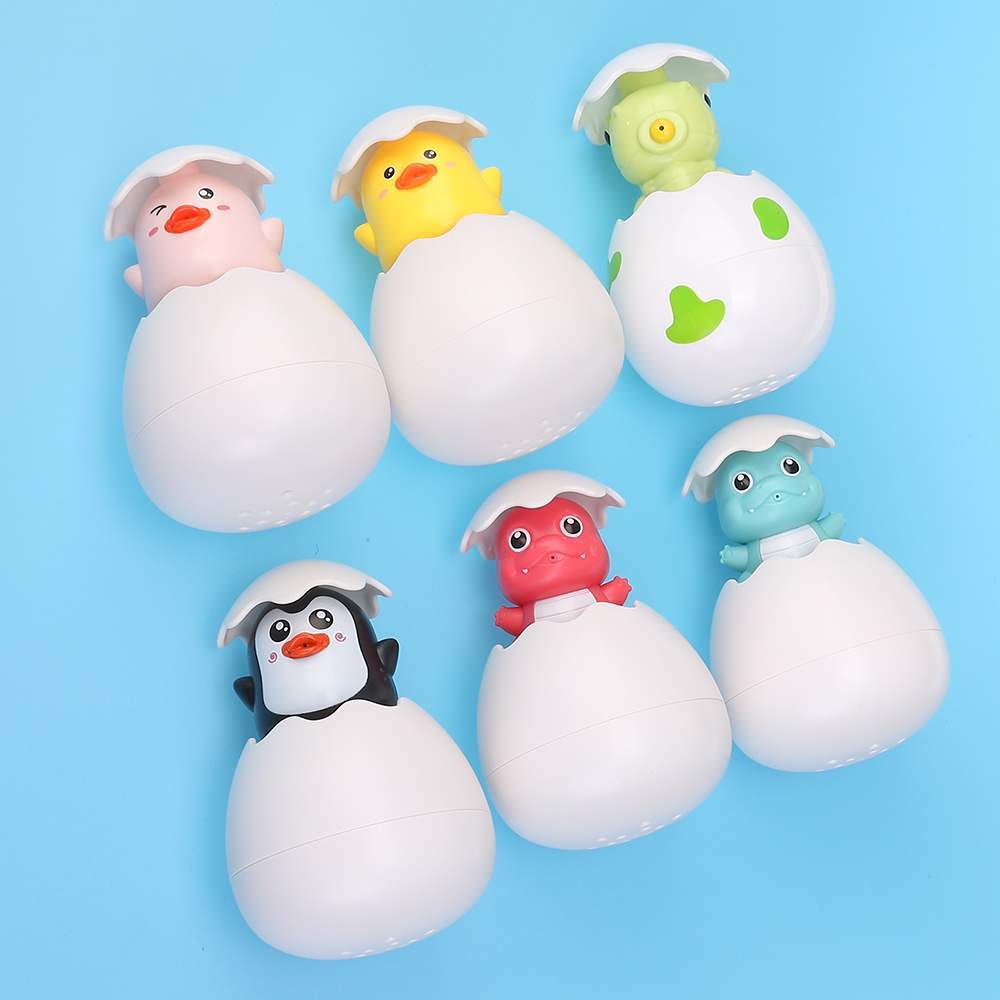 Baby Bath Toys Animal Spraying Bath Toys Hatching Egg Duck Penguin Dinosaur - ChildAngle