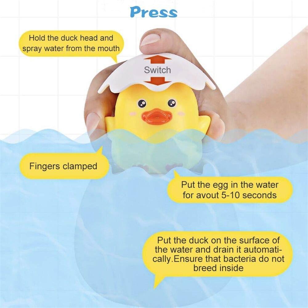 Baby Bath Toys Animal Spraying Bath Toys Hatching Egg Duck Penguin Dinosaur - ChildAngle