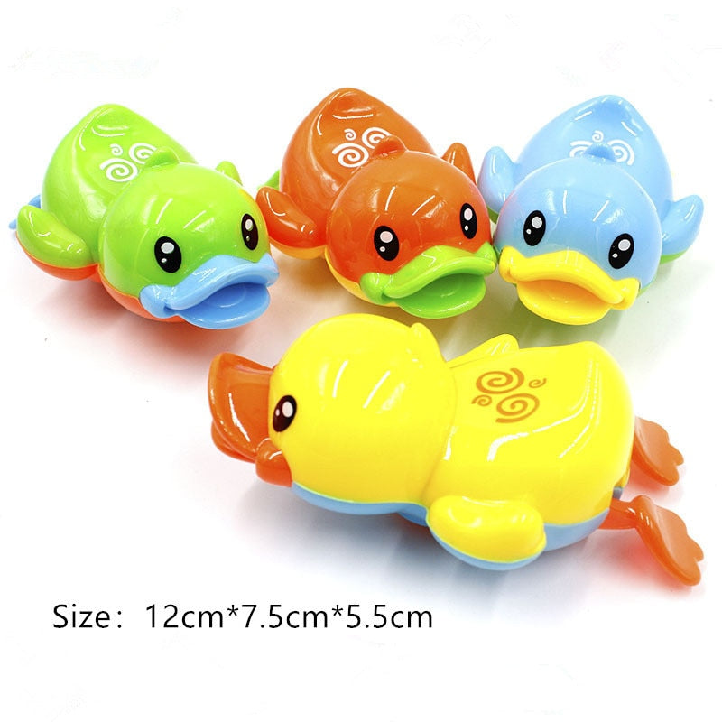 Baby Bath toys Duck Wind Up Chain Clockwork Swimming Pool Shower - ChildAngle