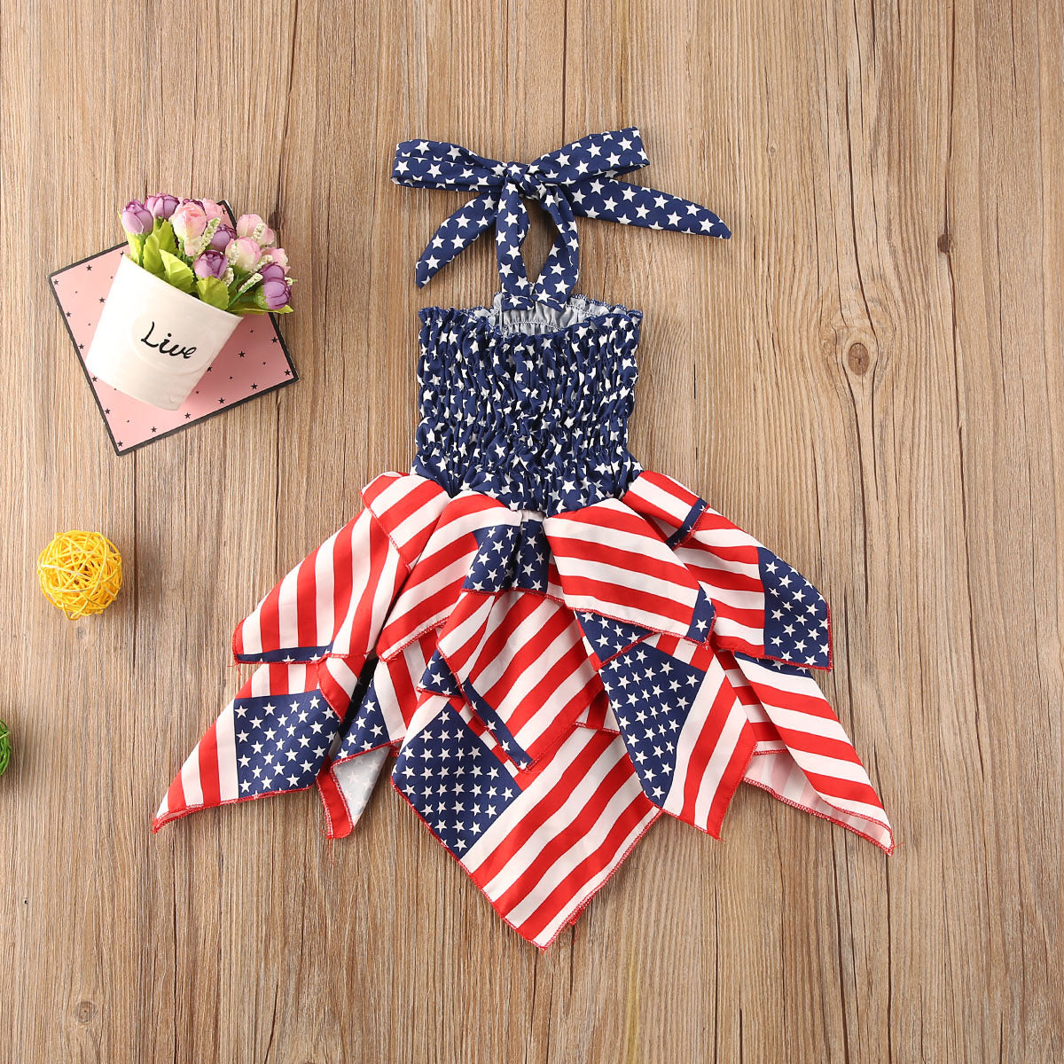 Patriotic Halter Dress