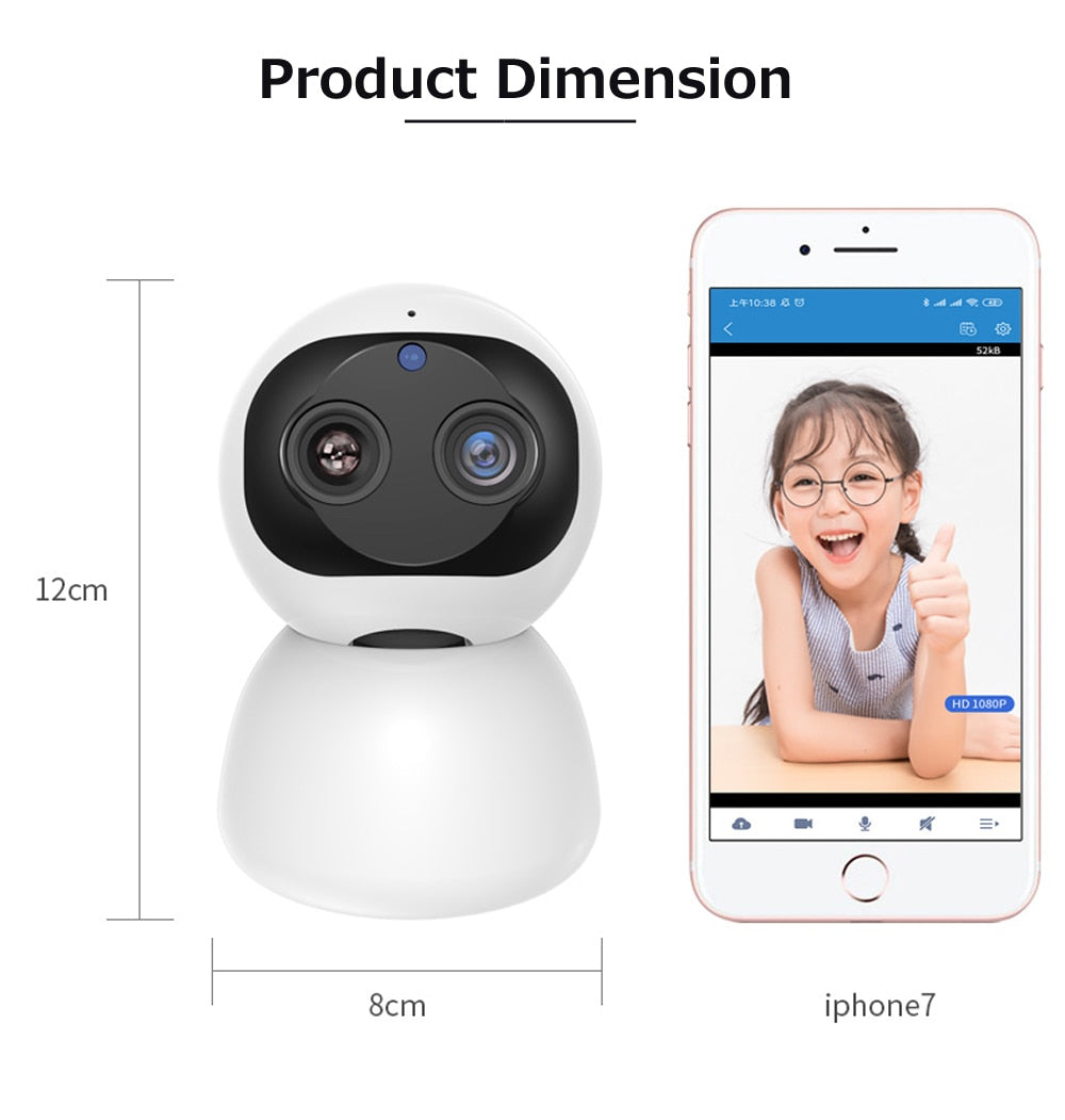 Baby Monitor APP Control Wifi Video Camera for Newborn 3MP Smart Indoor Security