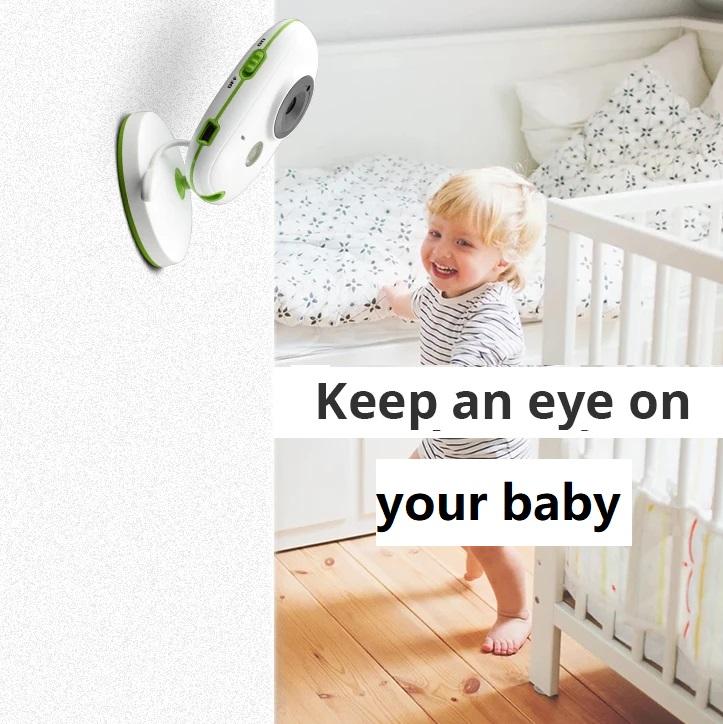 Baby Monitor Wireless Audio Video Nanny Walkie Talkie - ChildAngle
