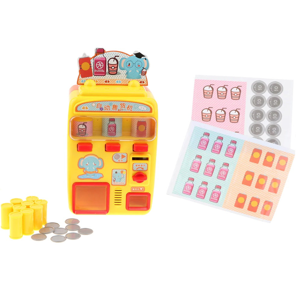Beverage Drink Toy Play Vending Machine Sets Kids Simulation Register Toy - ChildAngle