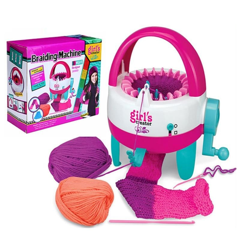 Braiding Machine Hand Knitting Loom Kit Children Educational Toy (22 Needles) - ChildAngle