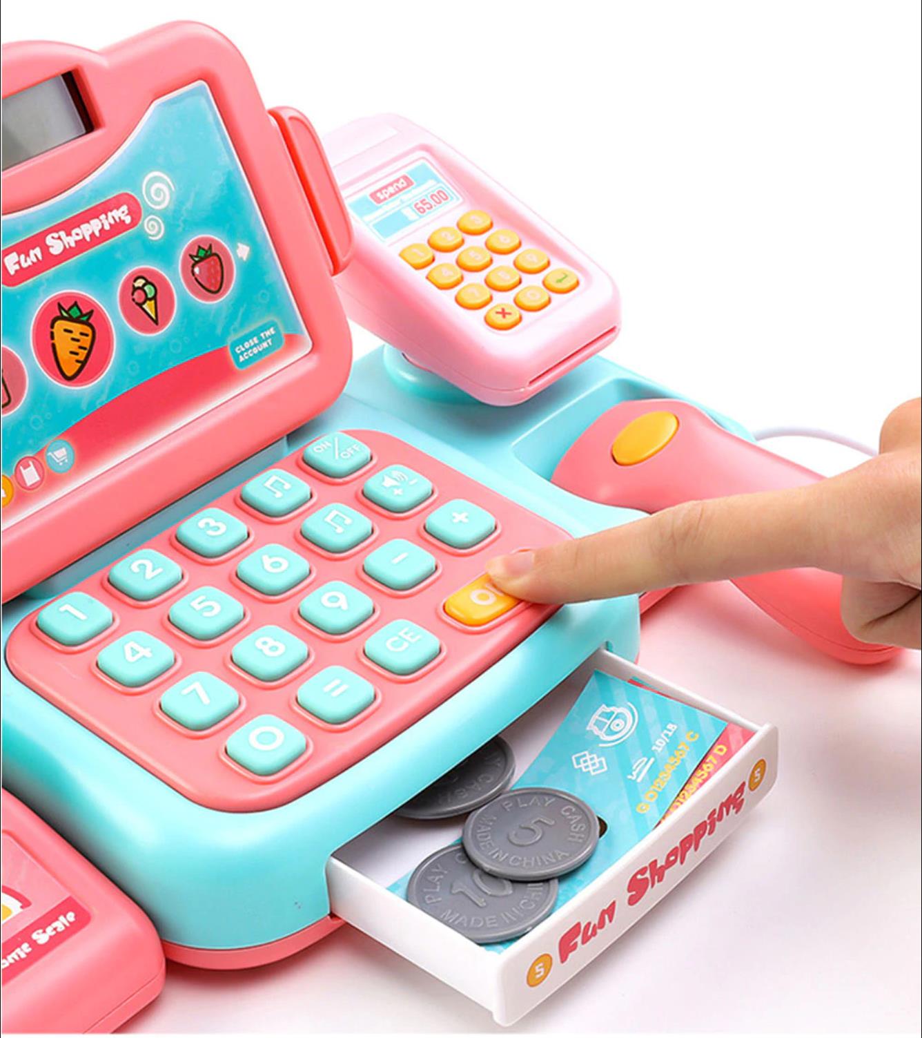 Cash Register Toy with Scanner - ChildAngle